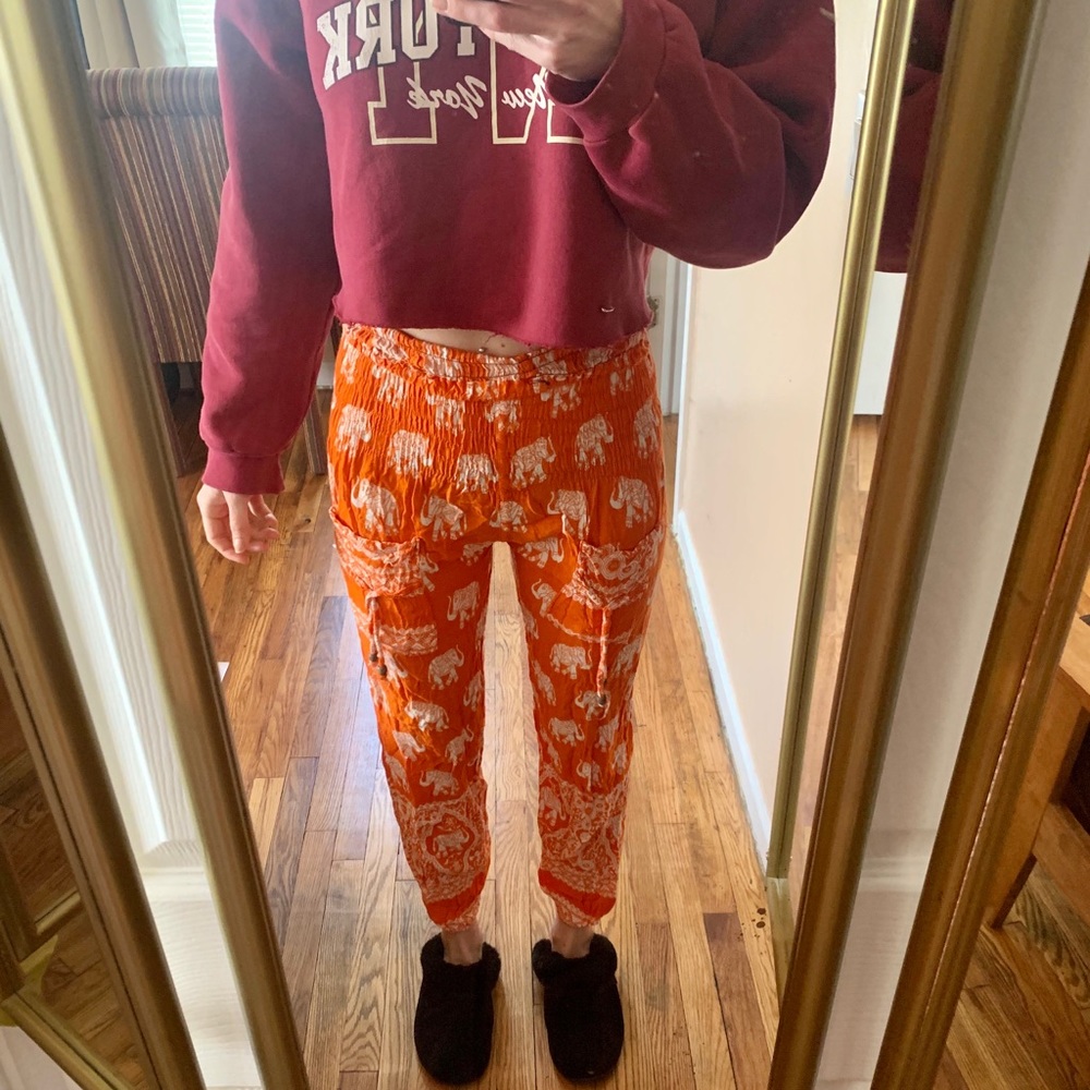Orange Elephant Pants 🧡